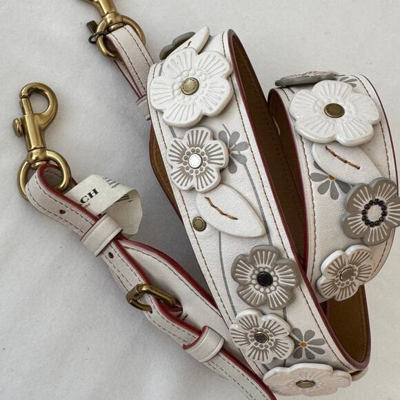 Coach Handbags - Coach Novelty Tea Rose Bag Replacement Strap Chalk  HU